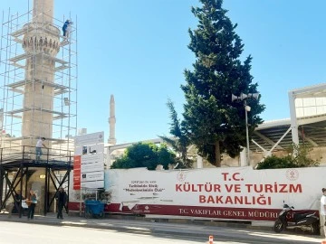 Kadı Camii'nde tadilat devam ediyor