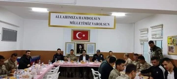 Kaymakam Akça, Güvenlik Güçleri ile iftarda buluştu