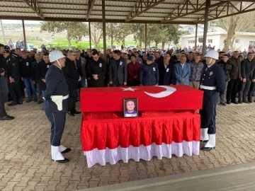 Kazada hayatını kaybeden polis memuru son yolculuğuna uğurlandı