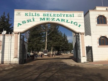 Kilis Asri Mezarlığa giriş ve çıkışlara düzenleme