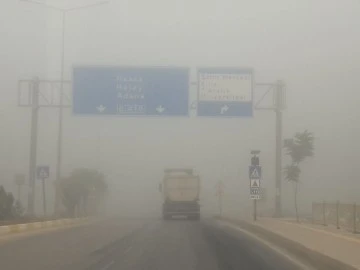 Kilis Pazar gününe sisle uyandı