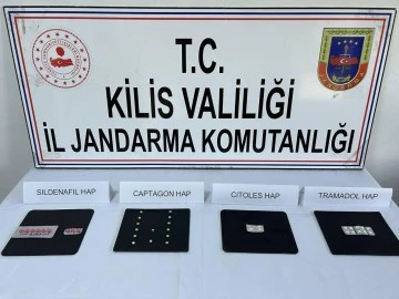 Kilis'te çok sayıda uyarıcı hap ele geçirildi