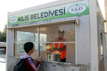 Kilis’te çorba ikramı yeniden başladı