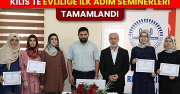 Kilis'te evliliğe ilk adım seminerleri tamamlandı