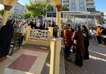 Kilis'te Hacı adayları kutsal yolculuğa çıktı