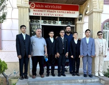 Kilis'te Hafızlık öğrencilerinden yüzde yüz başarı