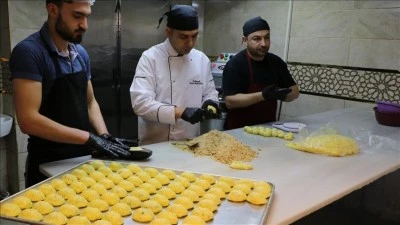 Kilis'te Ramazan Bayramı öncesinde gerebiç mesaisi başladı