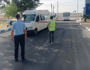 Kilis’te servis araçları denetlendi