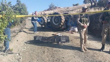 Kilis’te traktör devrildi: 1 ölü