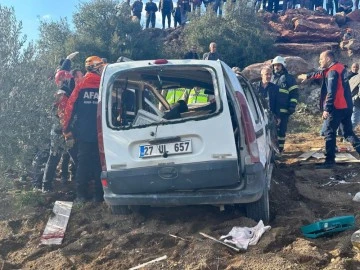 Kilis'te virajı alamayan otomobil şarampole uçtu: 1 ölü