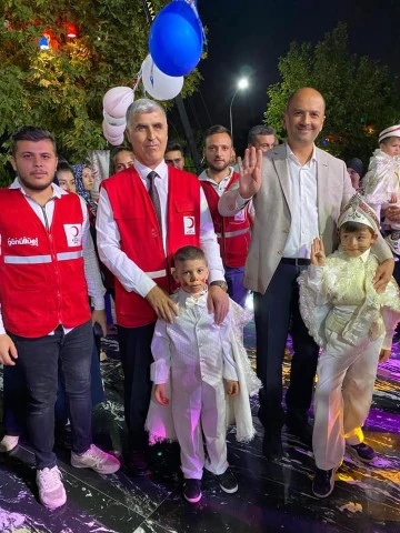 Kilis’te yetim, öksüz ve yoksul çocuklara sünnet eğlencesi düzenlendi