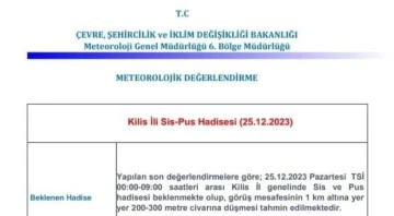 Kilis Valiliğinden uyarı