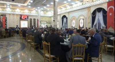 Kilis Valisi Tahir Şahin, muhtarlarla iftar yemeğinde buluştu