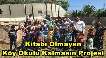 Kitabı Olmayan Köy Okulu Kalmasın Projesi