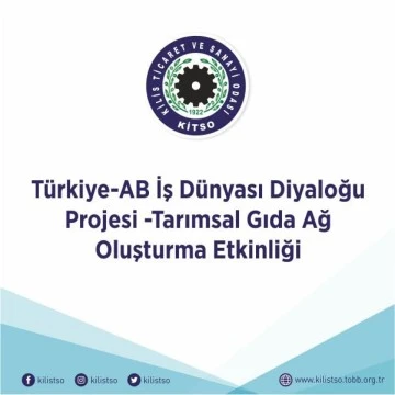 KİTSO’DAN ÜYELERİNE DUYURU!  “TÜRKİYE-AB İŞ DÜNYASI DİYALOGU PROJESİ 27-28 OCAK” TARİHİNDE