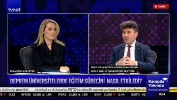 KİYÜ Rektörü Prof. Dr. Mustafa Doğan Karacoşkun, “Kampüs Yolunda” Programına Konuk Oldu