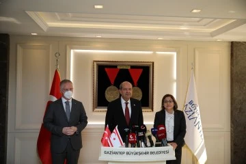 KKTC CUMHURBAŞKANI TATAR GAZİANTEP'TE