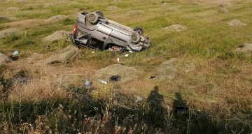 Kontrolden çıkan araç takla attı: 2 ölü, 3 yaralı