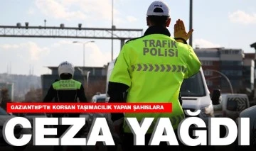 Korsan taşımacılık yapan 10 araç ve sürücüsüne ceza