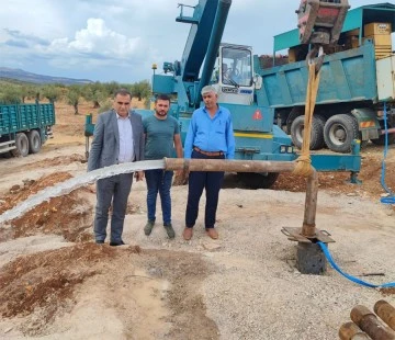 Küçükoğlu: ‘’İçme suyu sıkıntısı yaşayan köylerimizde 2 adet 10’luk 1 adet 4’lük suya eriştik’’