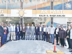 MHP'Lİ SERMET ATAY AK PARTİ KİLİS İL BAŞKANLIĞINI ZİYARET ETTİ &quot;CUMHUR İTTİFAKI KAYA GİBİ SAĞLAM&quot;