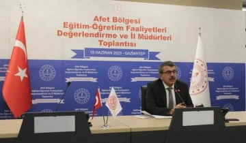 Milli Eğitim Bakanı Tekin: &quot;İlk ödevimiz bölgedeki vatandaşlarımızı mağdur etmemek&quot;