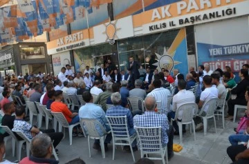 Miting alanı değil! Partiye katılım töreni