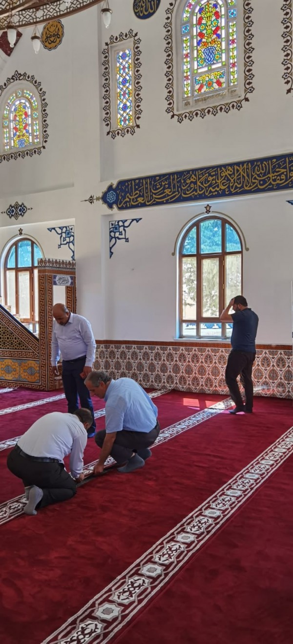  MÜFTÜ ŞAHİN CAMİ İNŞAATINI İNCELEDİ