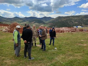 Musabeyli kaymakamı Hamza Özbilgi “Köy evlerinin temelleri atılmaya başlandı”