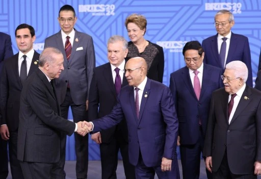 Cumhurbaşkanı Erdoğan, BRICS Liderler Zirvesi’nde aile fotoğrafı çekimine katıldı