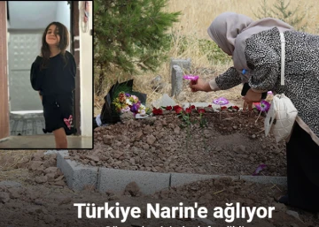 Narin, gelinliği tabuta bırakılarak gözyaşları içinde defnedildi