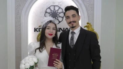 Nikah salonlarında ‘12.12.2024’ yoğunluğu: 12 nikah kıyıldı