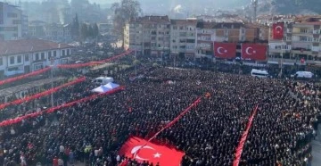 Önce gazi şimdi şehit son yolculuğuna uğurlandı