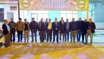 Özkar, sebze üreticileri ile buluştu 