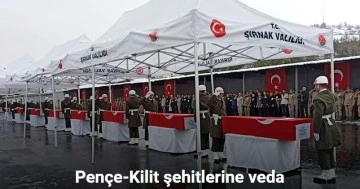 Pençe-Kilit şehitleri memleketlerine uğurlandı