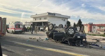 Polis ekibi kaza yaptı: 1 şehit, 2 yaralı