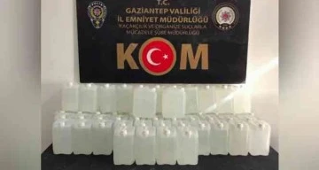 Polis yılbaşı öncesi 350 litre kaçak alkol ele geçirildi