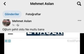 &quot;Oğlum şehit oldu ne mutlu bana&quot;