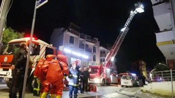 Reaksiyona giren kimyasal madde patladı, binalar boşaltıldı