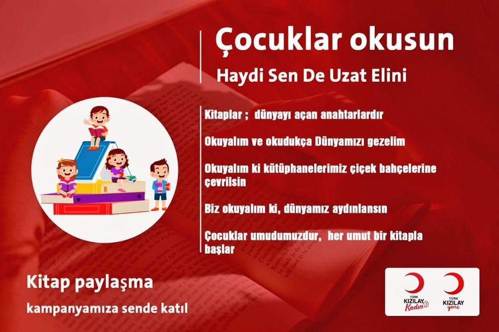 GENÇ KIZILAY'DAN KİTAP PAYLAŞMA KAMPANYASI