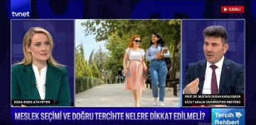 Rektör Prof. Dr. Mustafa Doğan Karacoşkun, TVNET'e Konuk Oldu