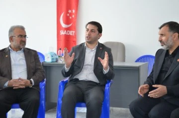 Saadet Partisi Genel Başkan Yardımcısı Fatih Aydın Kilis'te!  &quot;Asrın felaketinde Ülkemiz Depremin yaralarını saracaktır&quot;