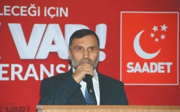 Saadet Partisi il Başkanı Karakurt TV5’in 20. Yılını tebrik ediyorum