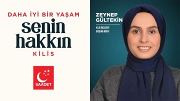 Saadet Partisinde Zeynep Gültekin Kilis Belediye başkan Adayı oldu