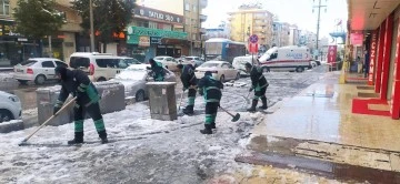 Şahinbey Belediyesi’nden Kara Anında Müdahale