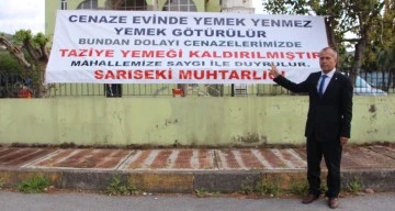 Seçilen muhtarın ilk icraatı bu oldu