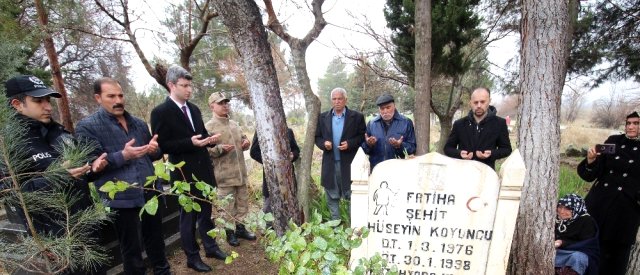 POLATELİ İLÇESİNDE ŞEHİT ASKER ŞEHADETİNİN YIL DÖNÜMÜNDE ANILDI