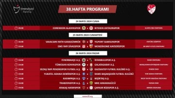 Süper Lig'de son haftanın programı açıklandı