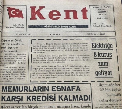 Tam 54 yıl önce bugün