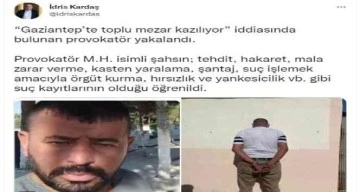 Toplu mezar iddiasında provokatör detayı